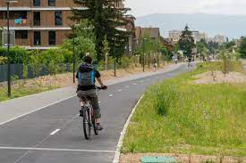 Promenade à vélo sur la voie verte