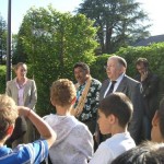 Cérémonie officielle à la mairie de Chêne-Bougeries