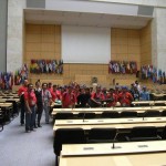 Les enfants de Raivavae à l'ONU