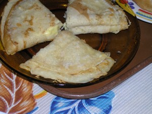 Les crêpes de manioc