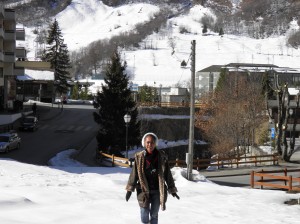 La neige à Loèche-les-Bains