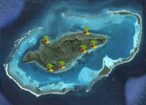 Carte des pensions de Raivavae